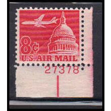 C64 8c Capitol Dome Fine MNH P#S LR 27378 W2695