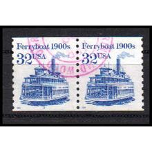 Used 2466 32c Ferryboat Very Fine CNP Left 3 PA1172