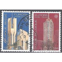 Belgique 1987 Michel 2303 - 2304 O Cote (2008) 1.15 € Europa CEPT Art Moderne