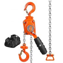 Manual Lever Chain Hoist, 1/4 Ton 550 lbs Capacity 10 FT Come Along, G80 Gal...