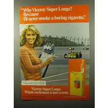 1975 Viceroy Cigarettes Ad - Super Longs?