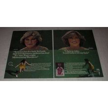 1977 Helene Curtis Ad - Chris Evert, Kristien Shaw