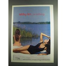 1984 Robby Len Swimsuit Ad - Or Nothing