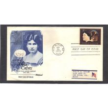 FDC Fleetwood 1487 8c Willa Cather (Cachet-Label/A) CV42231