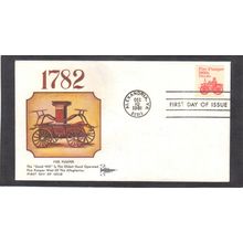 FDC Gill Craft 1908 20c Fire Pumper (Cachet-U/A) CV00213