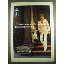 1971 Gordon of Philadelphia Fashion Ad - Mike Fisher is still a traditionalist