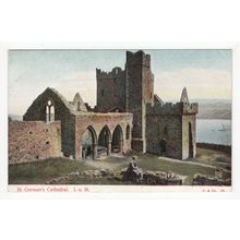 St German's Cathedral Isle of Man Postcard IOM