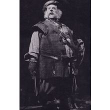 Paul Rogers as Falstaff Royal Shakespeare Company Theatre Postcard