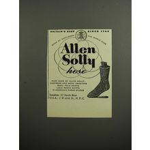 1952 Allen Solly Hose Ad - Britain's Best since 1744