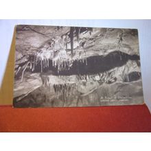 STALACTITES, GOUGH'S CAVE, CHEDDAR, unused antique postcard by W. Gough =