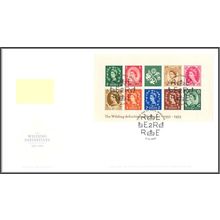 2002 GB FDC - The Wilding Definitives Mini Sheet - Typed Address