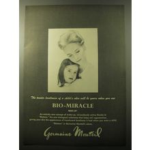 1960 Germaine Monteil Bio-Miracle Make-up Advertisement - tender loveliness