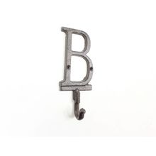 Pack Of 2] Cast Iron Letter B Alphabet Wall Hook 6""