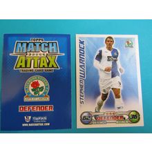 Stephen Warnock - Blackburn Rovers - Match Attax 2008/09 Football Card