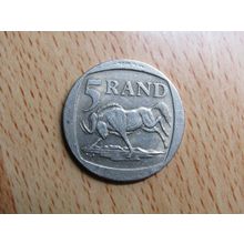 South Africa 1995 5 Rand Coin