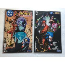 2025 DC Comics Sonic the Hedgehog Cover A & Ejikure Variant #2