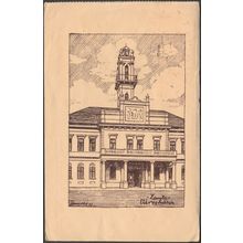 Városháza, Zenta, 1939 - Délvidéki Egyetemi Levelezőlap