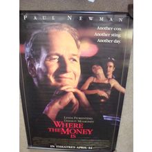 WHERE THE MONEY IS - MOVIE BANNER - STARRING PAUL NEWMAN