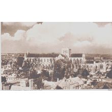 Winchester Cathedral From The College Winchester Hampshire Postcard (QHAM345)