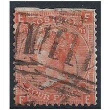 1869 SG94 4d Vermillion Plate 11 Good Used Filler "FF" ...