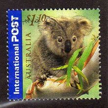 AUS 2002 $1.10 'INTERNATIONAL GREETINGS' FINE USED (EBID43-999)