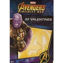 Paper Magic Marvel 32 Valentines Avengers Infinity War Thanos Cards