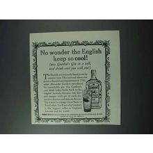 1963 Gordon's Gin Ad - The English Keep So Cool