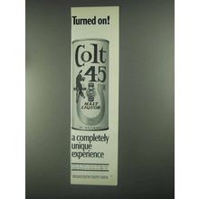1967 Colt 45 Malt Liquor Ad - Turned On!