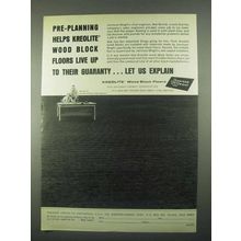 1967 Jennison & Wright Kreolite Wood Block Floors Ad