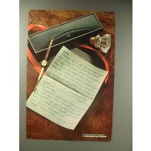 1967 Hamilton Watch Ad - Remember This?