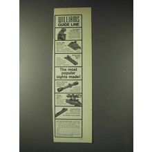 1973 Williams Gun Sights Ad - Guide Line