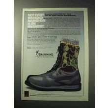 1986 Browning Nomad Gore-Tex Boots Ad - Marathon