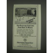 1991 Sheraton Sand Key Resort, Clearwater Beach, FL Ad - Experience our island