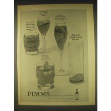 1962 Pimms Aperitif Ad - I say! This is the stuff!