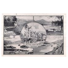 THE ROYAL OAK HOTEL, KESWICK CUMBRIA unused vintage postcard.by W H Moss & son a