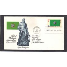 FDC Fleetwood 1674 13c Washington (Cachet-U/A) CV39202