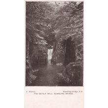 Devils Mill Rumbling Bridge Canada Old Postcard