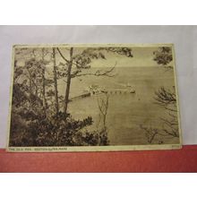 THE OLD PIER, WESTON-SUPER-MARE used vintage postcard by Sweetman 1946 pm =
