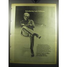 1974 Andy Williams Solitaire Album Ad - Introducing Andy Williams