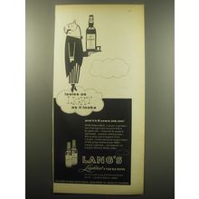 1959 Lang's Scotch Ad - Tastes as light as it looks