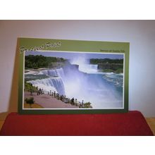US & CANADA FALLS, PROSPECT POINT, NIAGARA FALLS, ONTARIO, unused postcard =