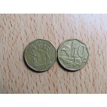 South Africa 1997 10 Cents Coin