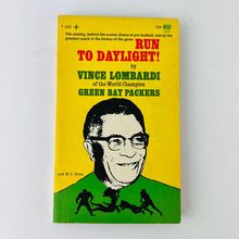 Run To Daylight Vince Lombardi 1968 Paperback Book Green Bay Packers