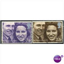 1973 Royal Wedding Set SG941-42 Very Fine Used