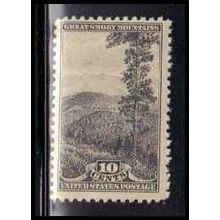 749 10c Smoky Moutains Barely Clears MNH Z1597