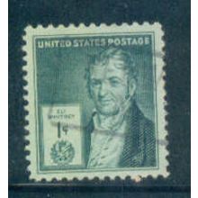 Used 889 1c Eli Whitney Fine Plus C0711