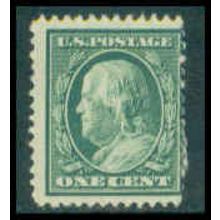 374 1c Benjamin Franklin Average MHR C3444