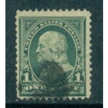 Used 279 1c Benjamin Franklin Fine A05703