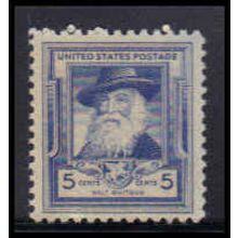 867 5c Walt Whitman Fine MNH KA2819