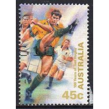 Australia 1999 Centenary of Test Rugby - Wallabies vs England 45c Sheet Used